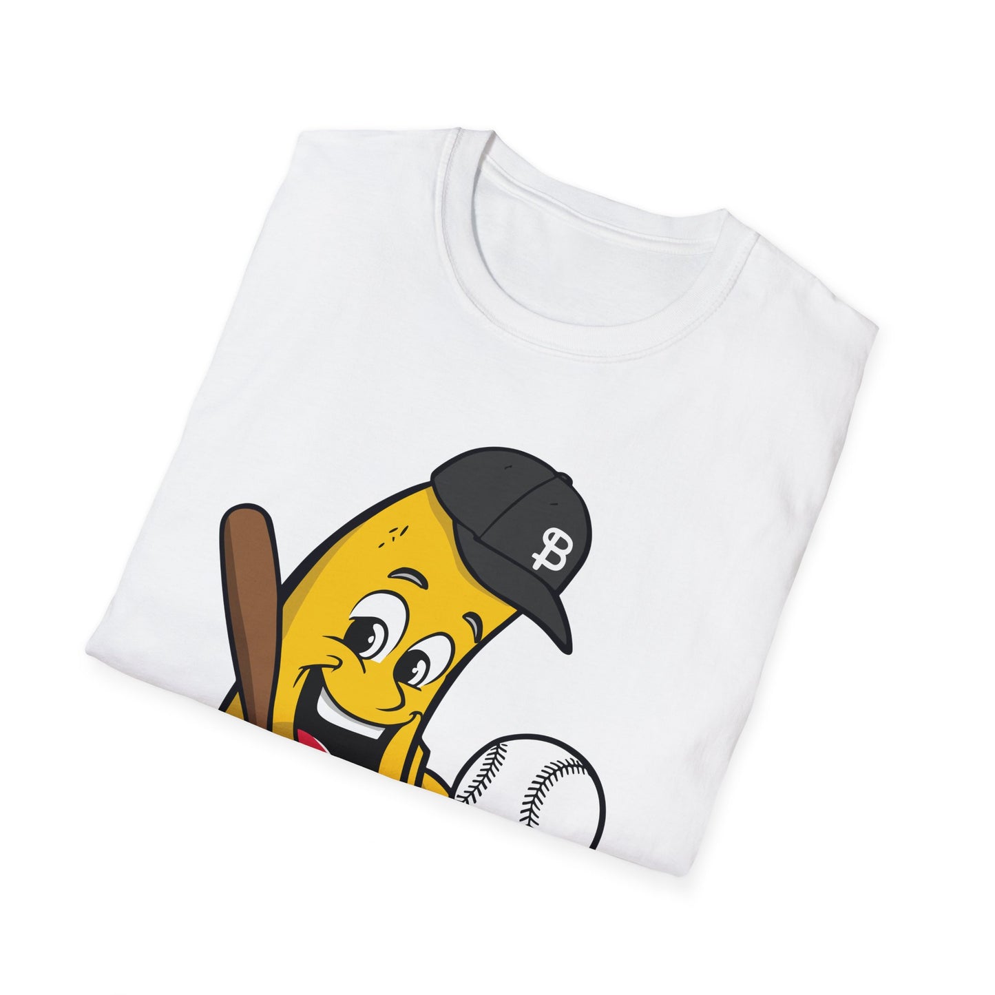 Funny Banana Playing Baseball Fruit Lover Baseball Player T-Shirt For Men Women T-Shirt