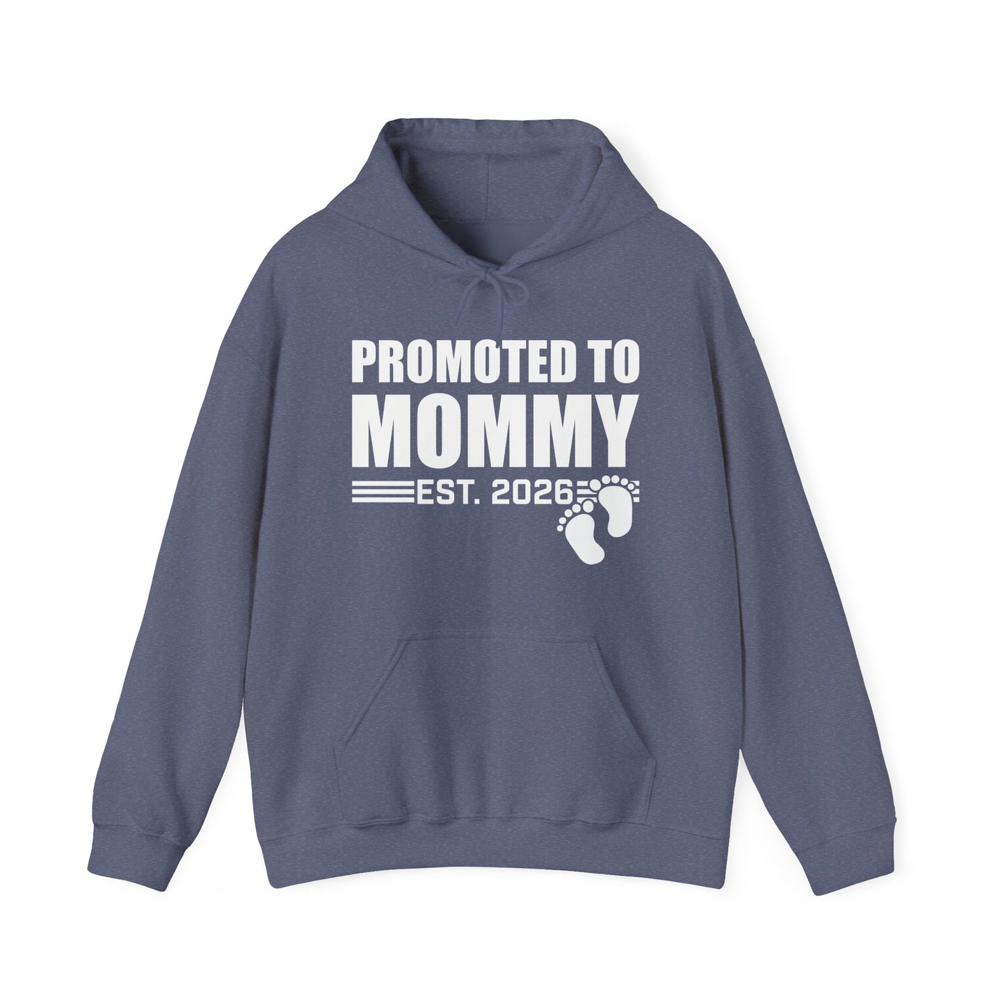 Promoted To Mommy 2026 Pregnancy Announcement Mothers Day Mom To Be Hoodie
