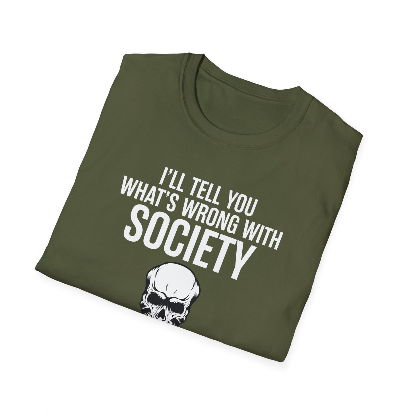 Funny Wrong Society Drink from The Skull of Your Enemies Halloween T Shirt