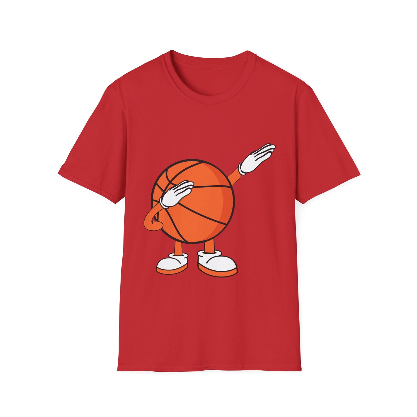 Funny Dabbing Basketball Dancing Ball Game In Shoes T-Shirt For Men Women T-Shirt