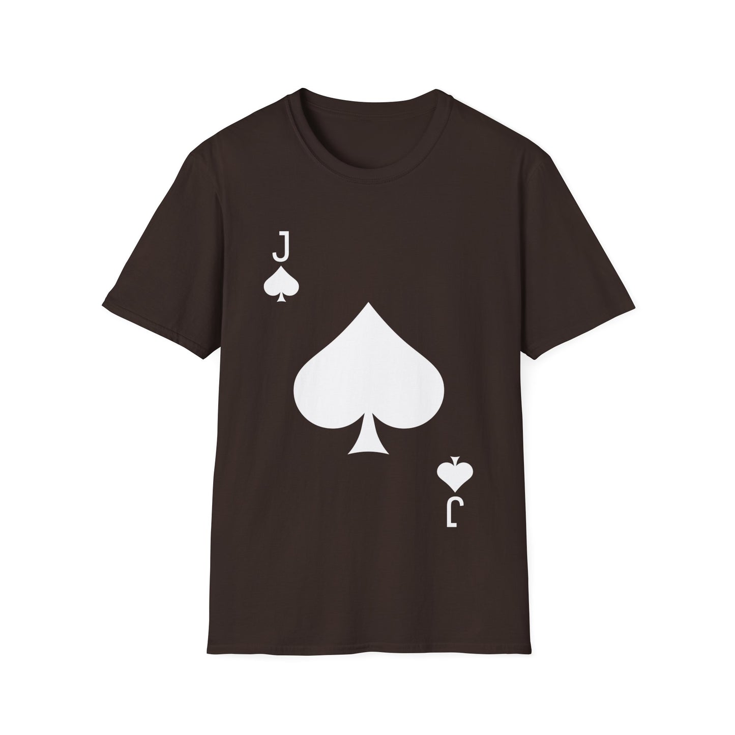 Jack of Spades Deck of Cards Halloween Costume  T-Shirt For Men