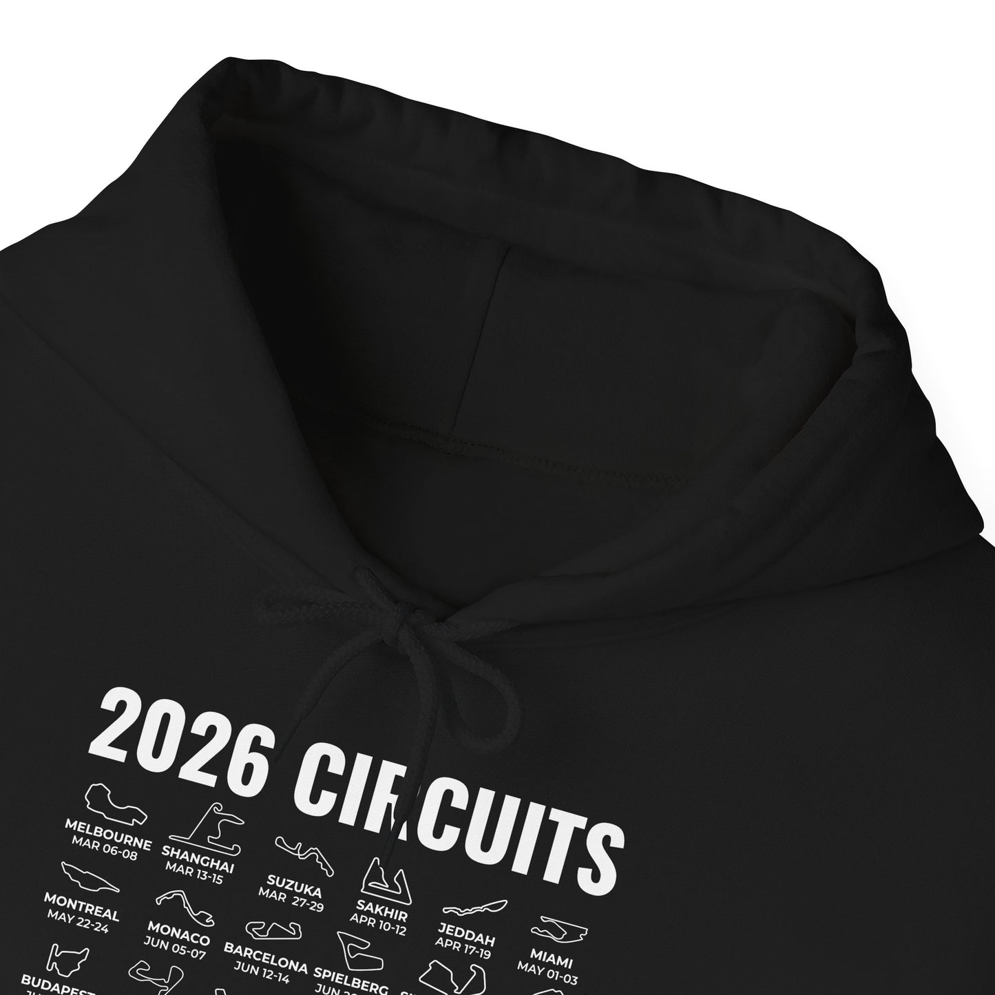 2026 Schedule Formula Racing Formula Car Retro Vintage Hoodie