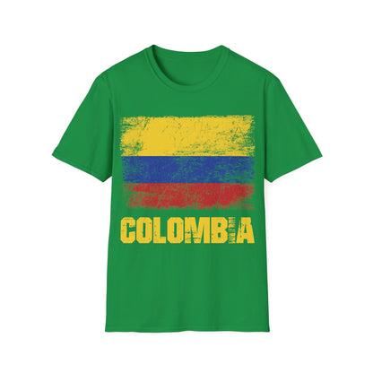 Colombia Columbian Flag Outfit T-Shirt For Men Women T-Shirt