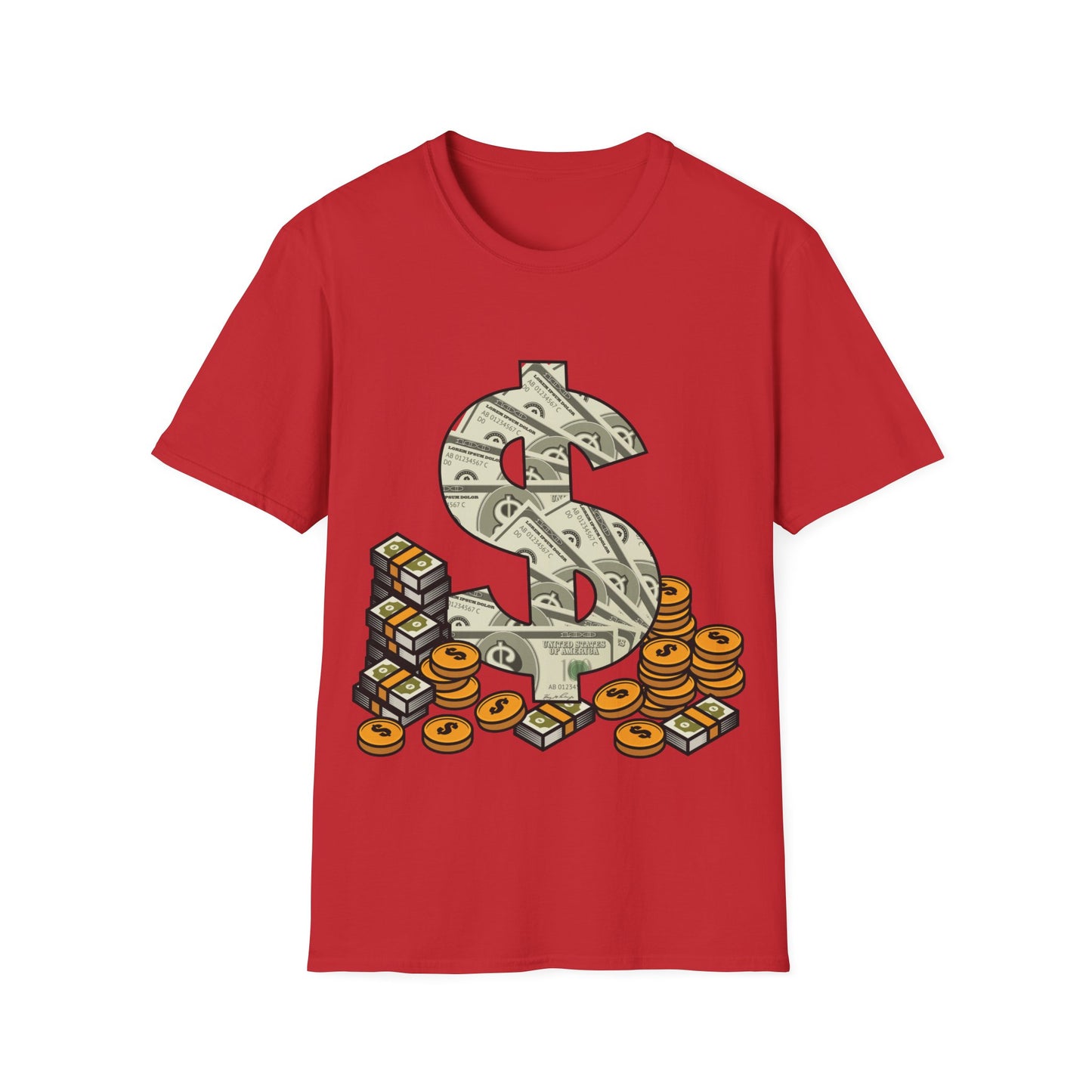 Cool As Dollar Bill Dollar Sign $$ Gift T-Shirt For Men Women T-Shirt