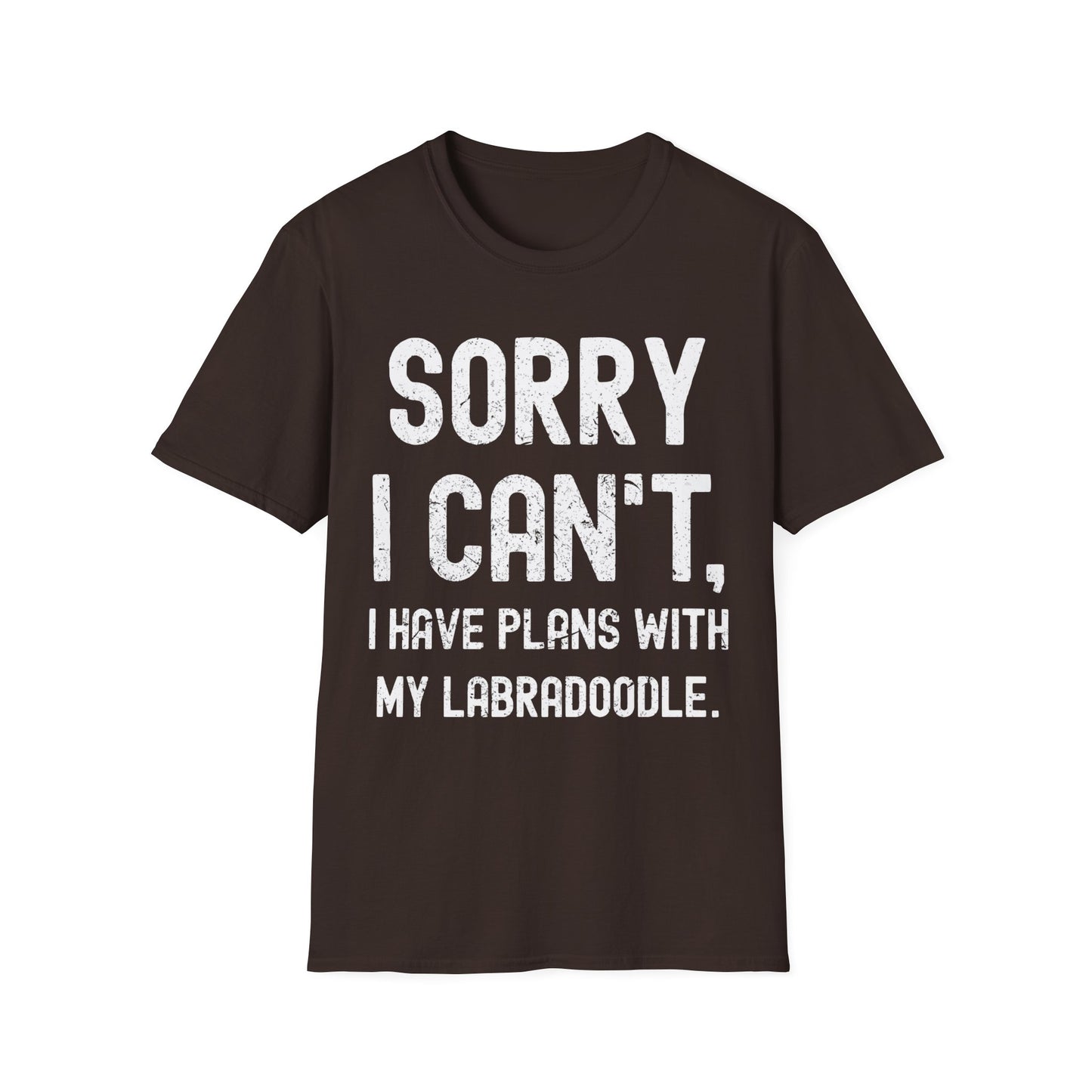 Funny Sorry I Cant I Have Plans With My Labradoodle Dog Doodle Lover Tshirt