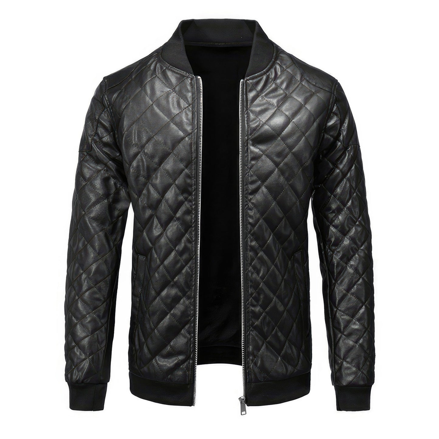 Mens Streetwear Hip Hop Motorcycle Leather Coats Casual Warm Genuine Leather Jackets