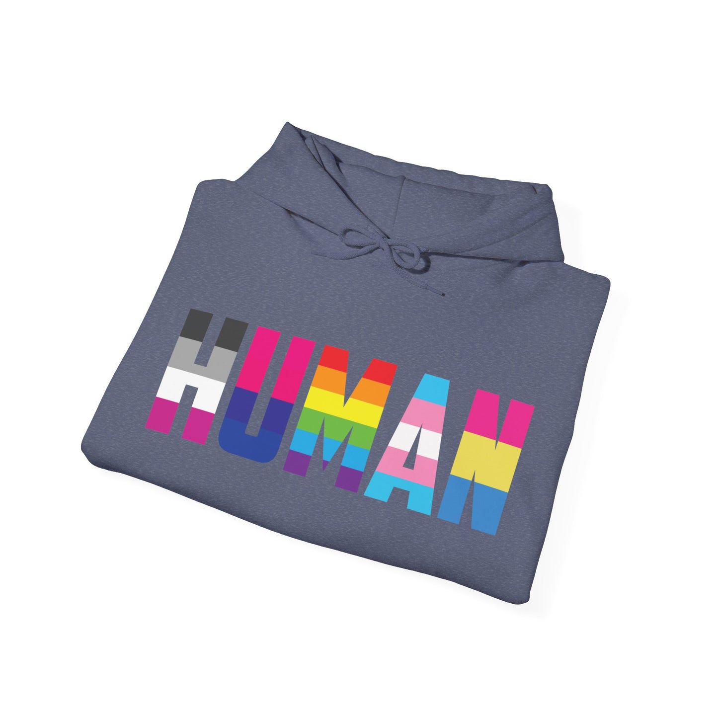 Funny Human LGBT Gay Pride Rainbow Flag ChristianBlack Man Hoodie for Men Women