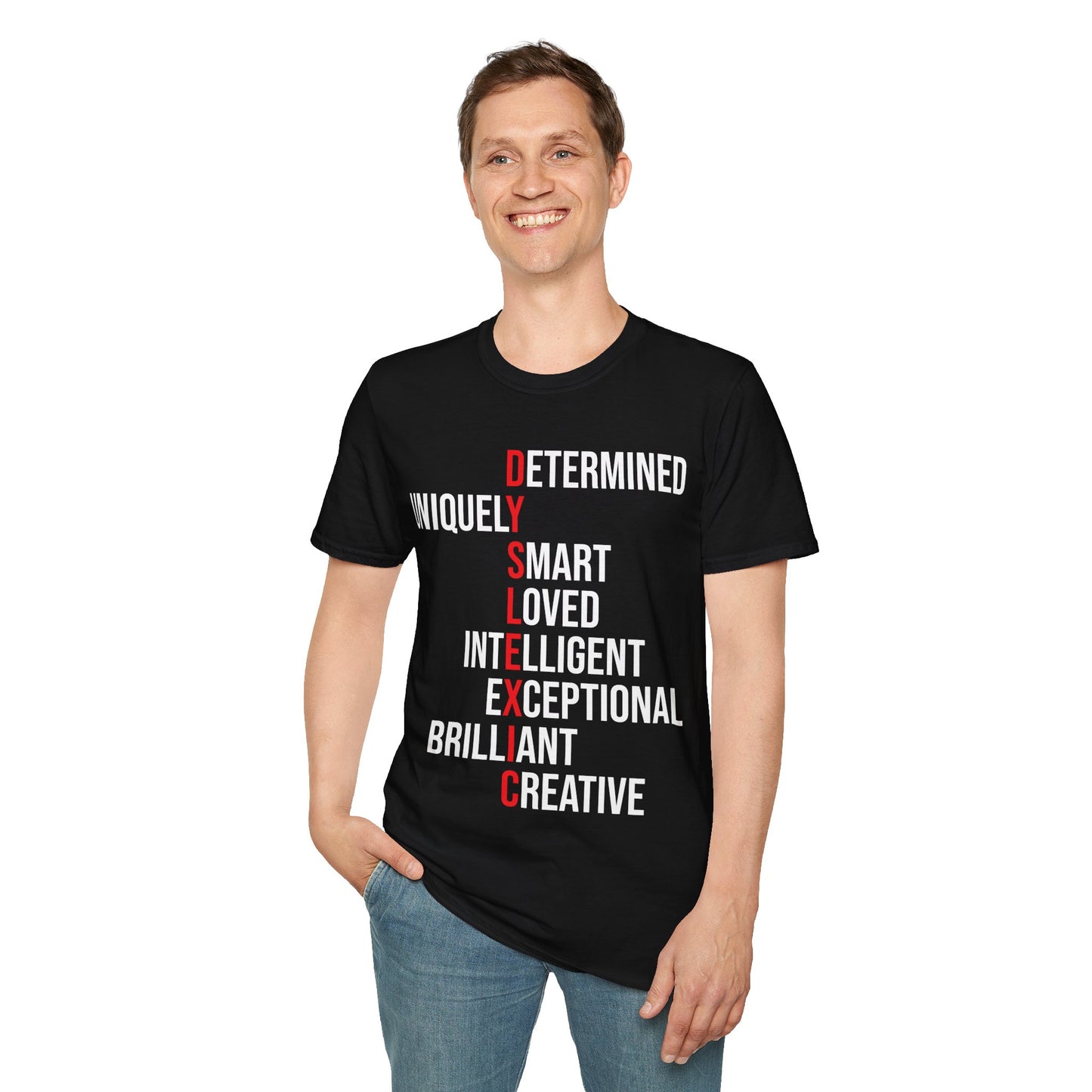 Dyslexia Awareness Teacher Therapist Unique Dyslexic Reading Therapy T-Shirt Men Women