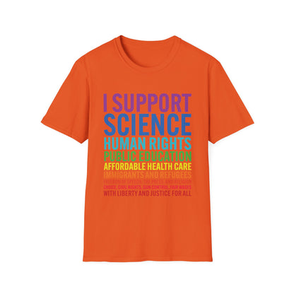 I Support Progressive Liberal Democratic Causes Protest T-Shirt