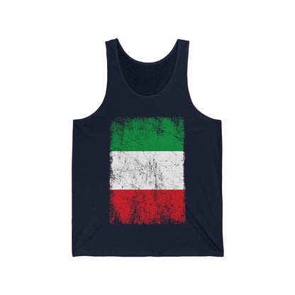 Italia Italy Flag Football Soccer Forza Azzurri Tank Tops For Men Women