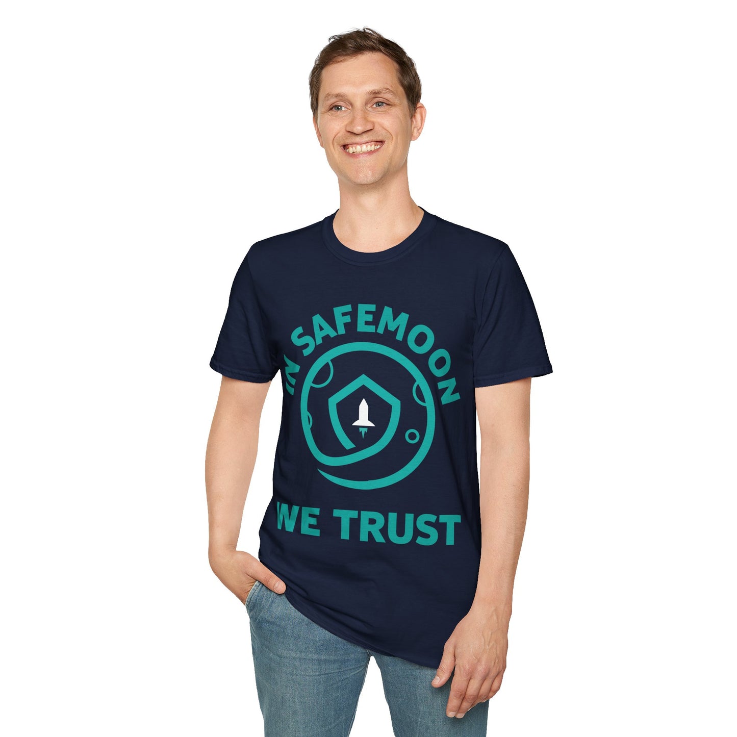 In Safemoon We Trust Blockchain Cryptocurrency Crypto  Men Women T-Shirt