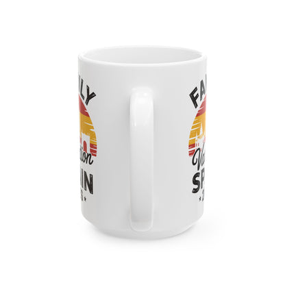 Family Vacation Spain 2026 Traveler Trip Tour Coffee Mug For Men Women