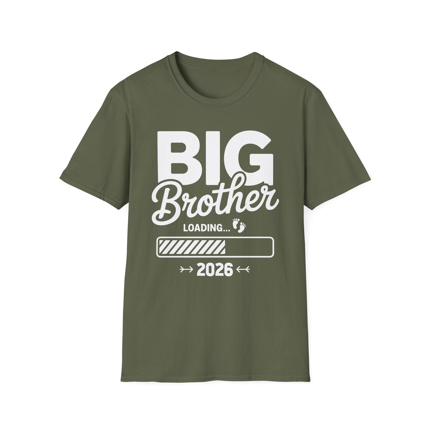 Funny Kids Big Brother Loading 2026 Promoted To Big Brother 2026 T-Shirt For Men