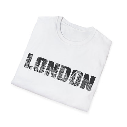 London England Souvenir Flag Phonebooth Double-Decker Bus T-Shirt For Men Women T-Shirt