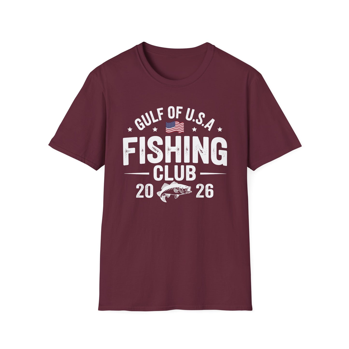 Funny Gulf of US America Fishing Club Hobby Fisher T-Shirt For Men Women