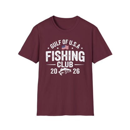 Funny Gulf of US America Fishing Club Hobby Fisher T-Shirt For Men Women
