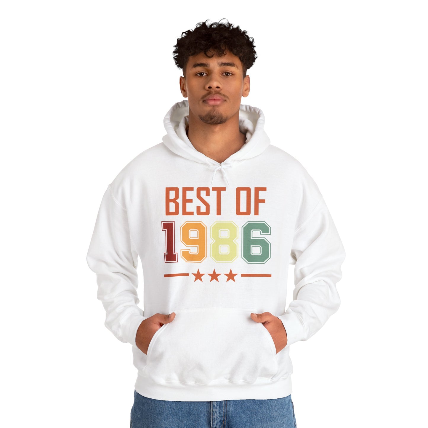 Funny Vintage Best of 1986 40 Year Old Gift 40th Birthday Hoodie For Men Women Hoodie