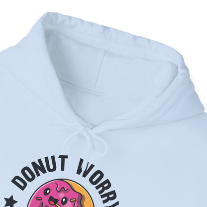 Funny Donut Worry Be Happy Foodie Donut Lovers Hoodie For Men Women Hoodie