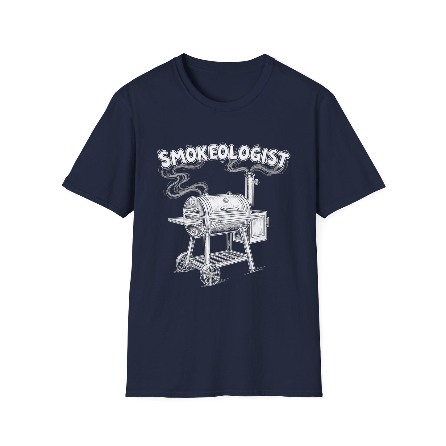 Funny Smokeologist Pitmaster BBQ Smoker Grilling T-Shirt