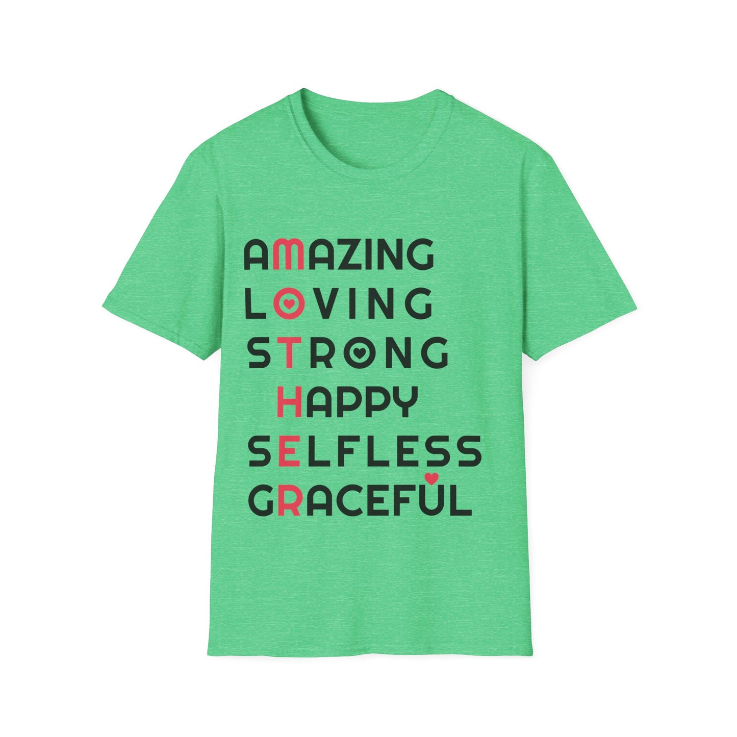 Mother Amazing Loving Strong Happy Selfless Graceful Mothers Day Mom Tshirt