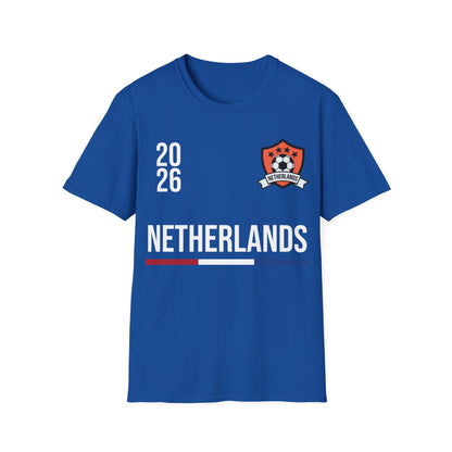 Netherlands Soccer Tee Flag Football Shirt Gift USA 2026 T-Shirt