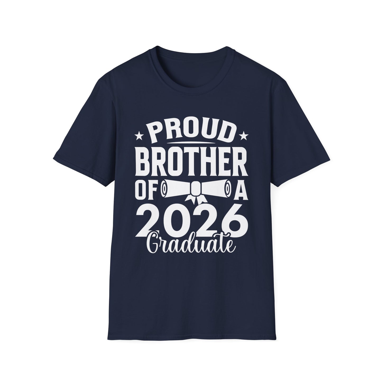 Retro Graduation Proud Brother Of A 2026 Graduate Senior T-Shirt For Men Women