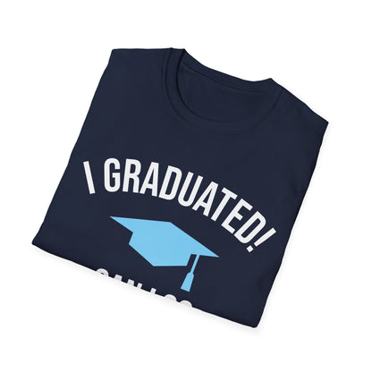 Funny Graduation I Graduated Can I Go Back to Bed Shirt Graduation Present