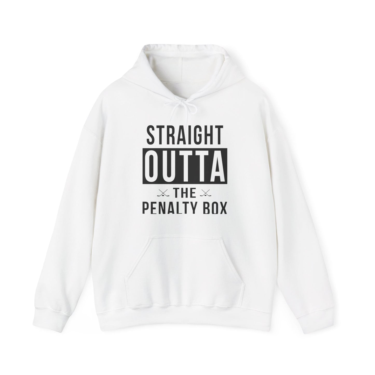 Funny Ice Hockey Straight Outta Penalty Box Hoodie For Men Women Hoodie