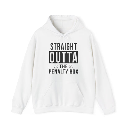 Funny Ice Hockey Straight Outta Penalty Box Hoodie For Men Women Hoodie