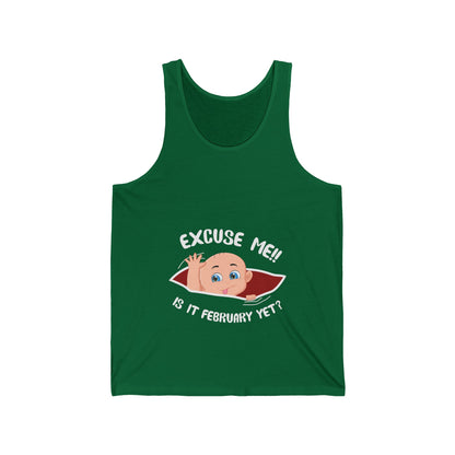 Personalized Month Women's Excuse Me is It February Yet Cute Baby Girl Funny