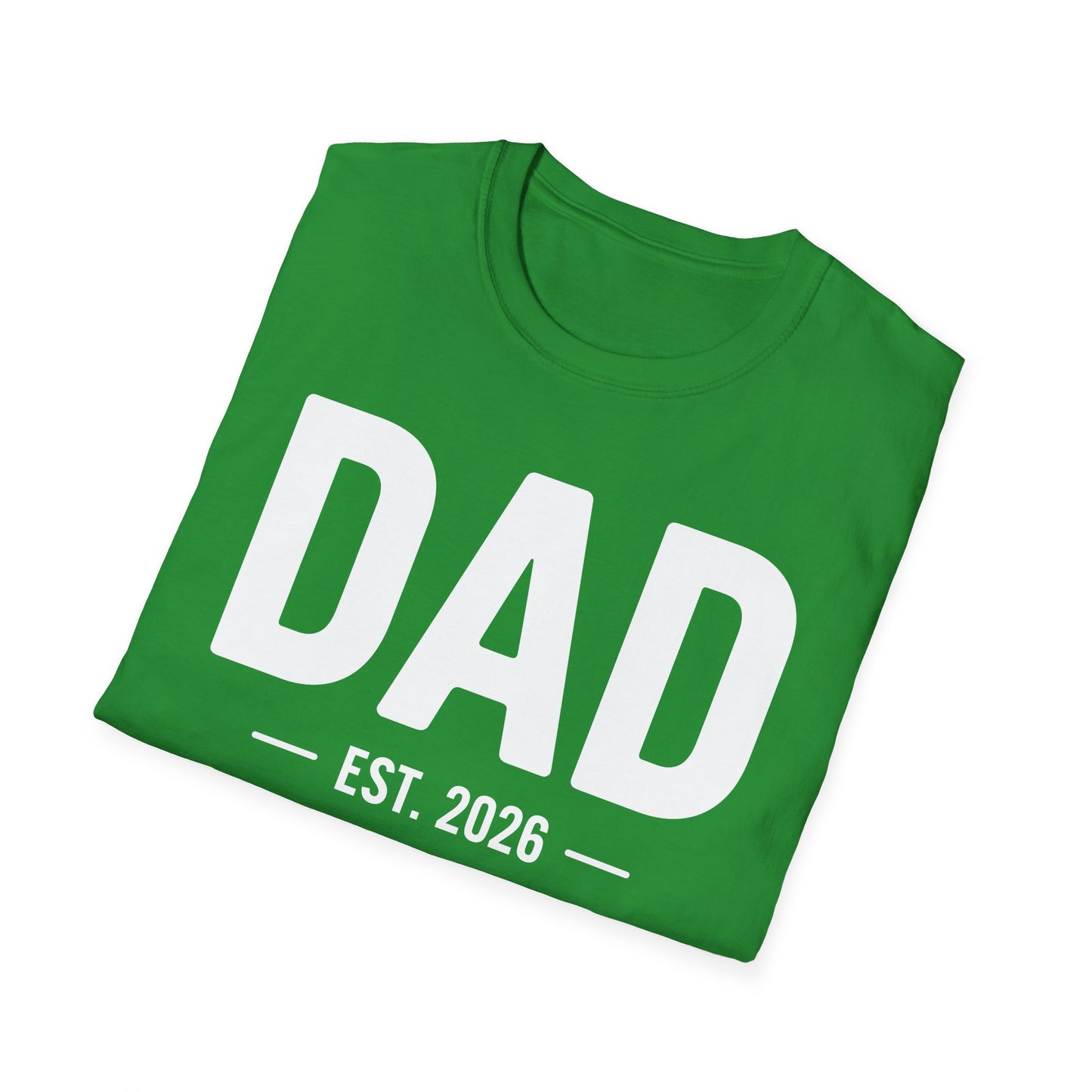 Funny Dad Est 2026 To Be Gifts First Time Dad New Daddy T-Shirt For Men