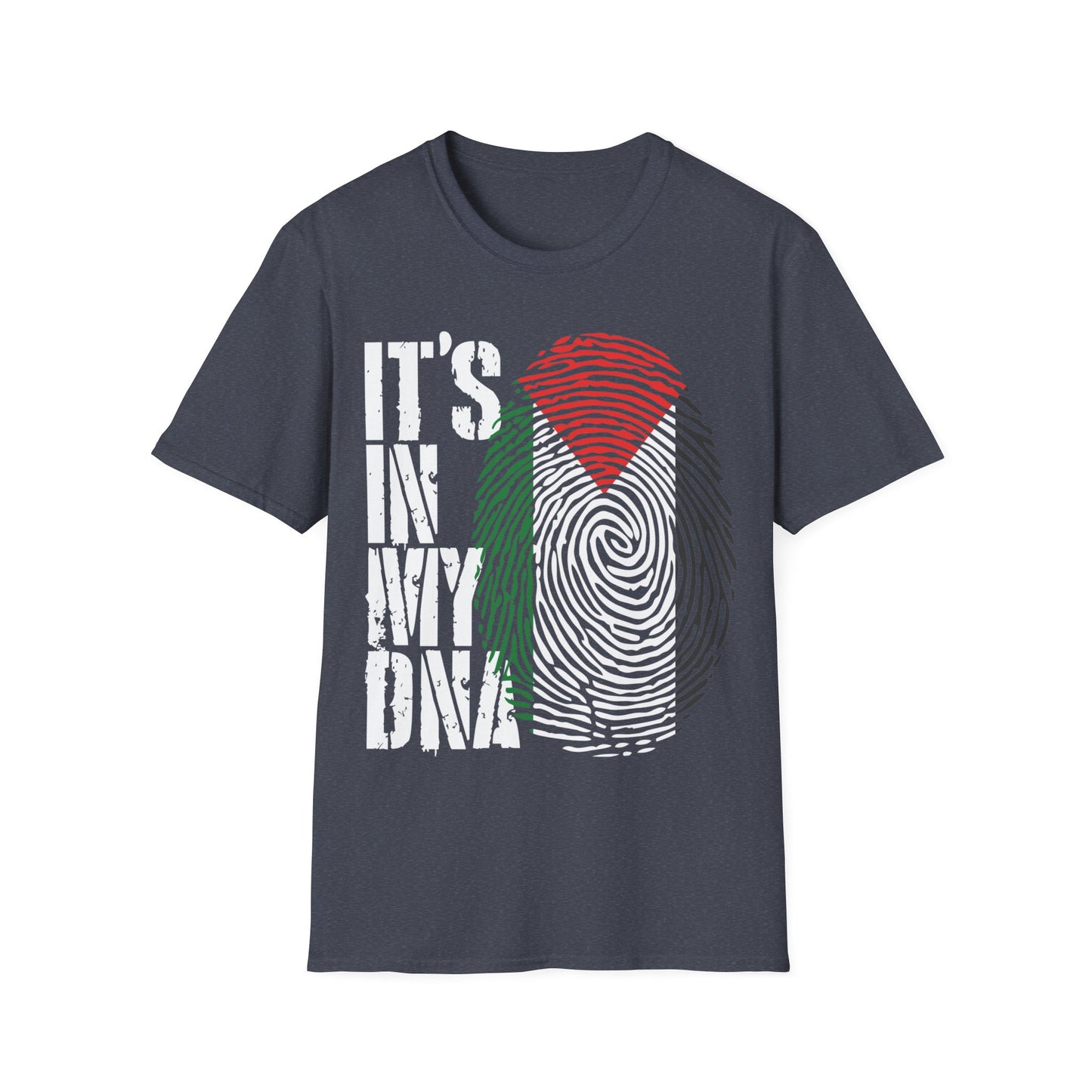 It's In My DNA Palestinian Shirt Arabic Gifts Palestine Flag T-Shirt For Men Women T-Shirt