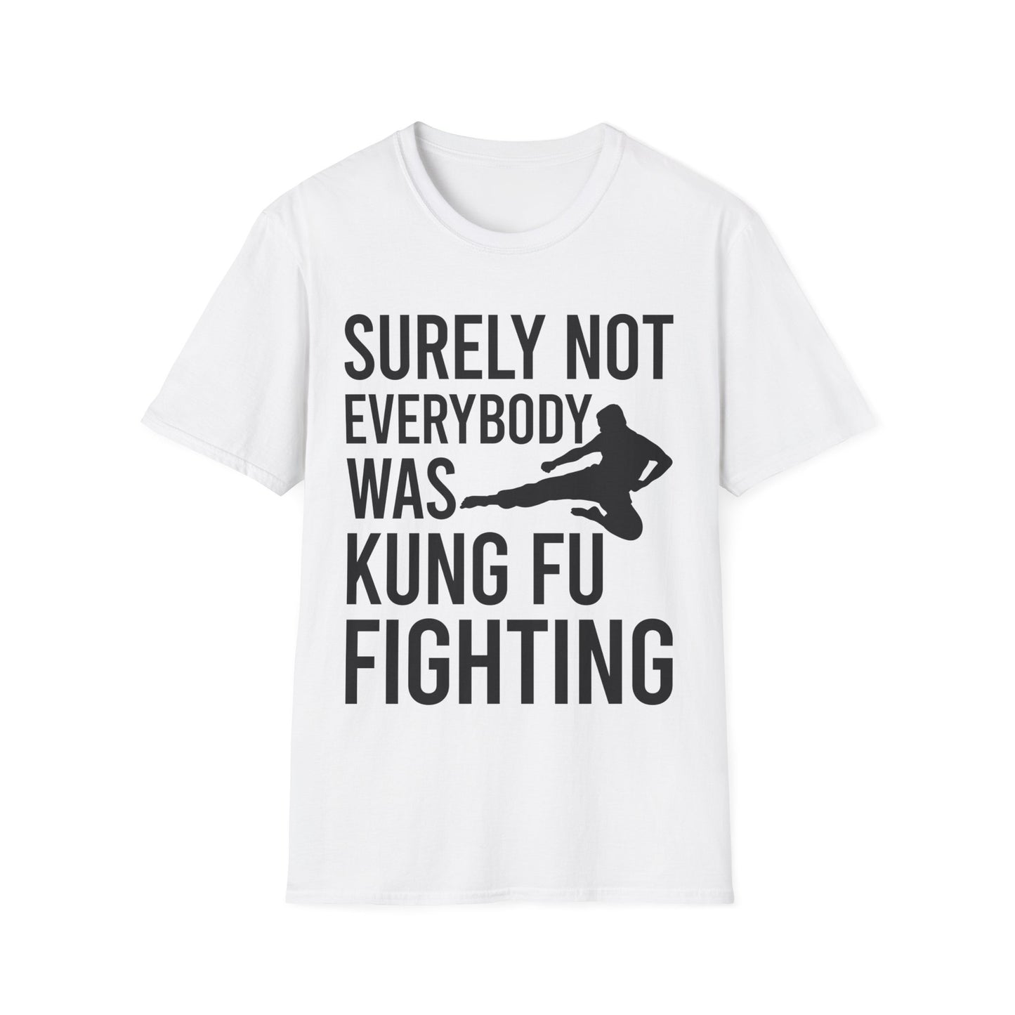 Surely Not Everybody Was Kung Fu Fighting Ninja Fighter T-Shirt For Men Women Travelers