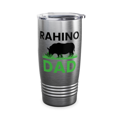 Funny Rhino Dad Tumbler Rhinos Chubby Unicorns Tumbler Gifts For Men Tumbler