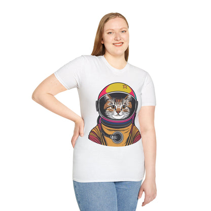 Funny Space Gifts Cat Mom Cat Dad Astronaut Space T-Shirt For Men Women Kids T-Shirt