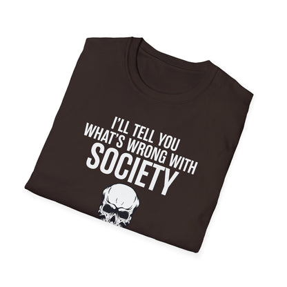 Funny Wrong Society Drink from The Skull of Your Enemies Halloween T Shirt