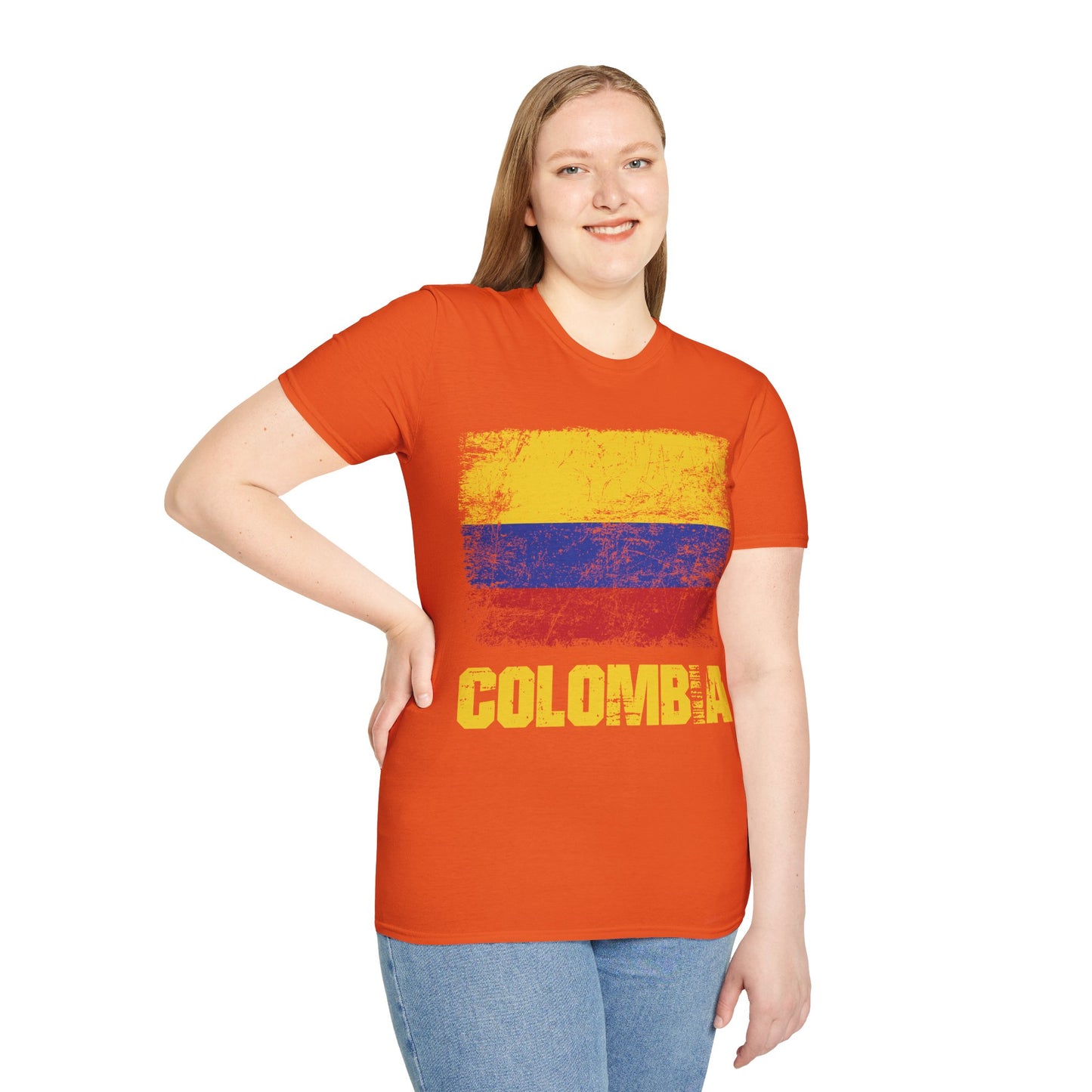 Colombia Columbian Flag Outfit T-Shirt For Men Women T-Shirt