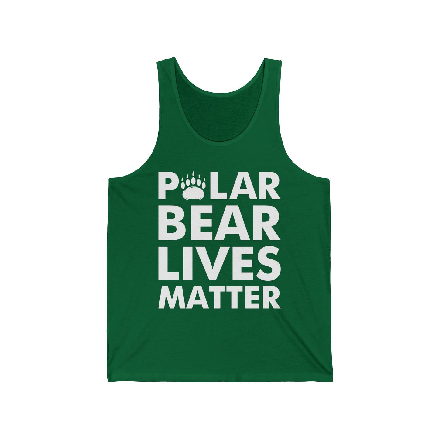 Polar Bear Lives Matter Arctic Save the Bears Animals Endangered Tank Top