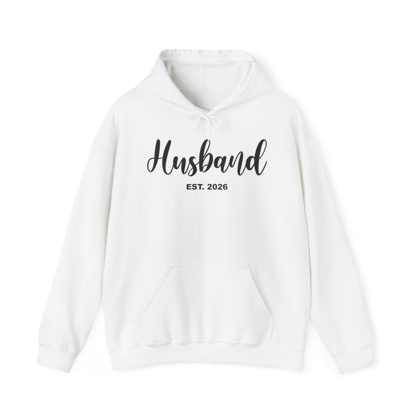 Husband Est 2026 Married Hubby Wife Honeymoon Couple Wedding Hoodie