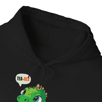 Tea-Rex In A Cup Cute T-Rex Dinosaur Kawaii Coffee Tea Funny Dino Pun Hoodie For Men Women Hoodie