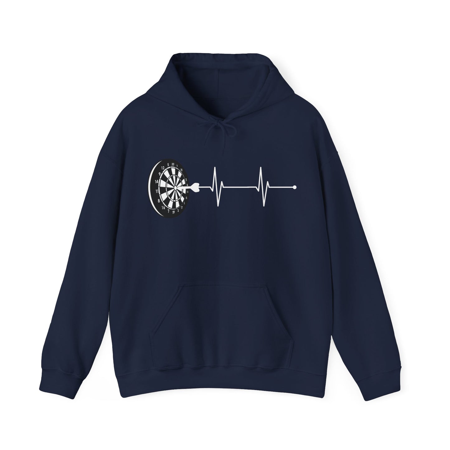 Cute Dart Heartbeat Dart Player Men Women Dart Board Lovers Hoodie