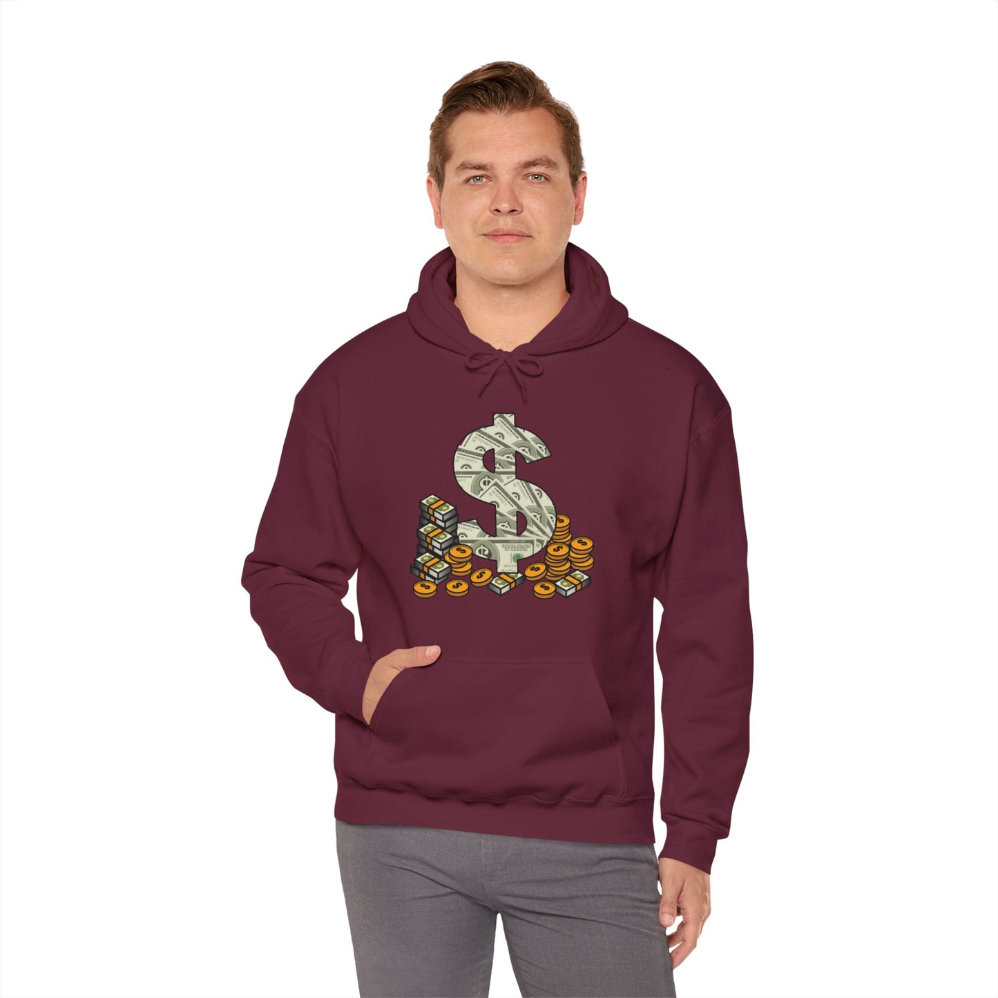 Cool As Dollar Bill Dollar Sign $$ Gift Hoodie For Men Women Hoodie