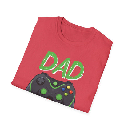 Dad of The Birthday Boy Video Gaming Gamer Birthday Party T-Shirt for Men