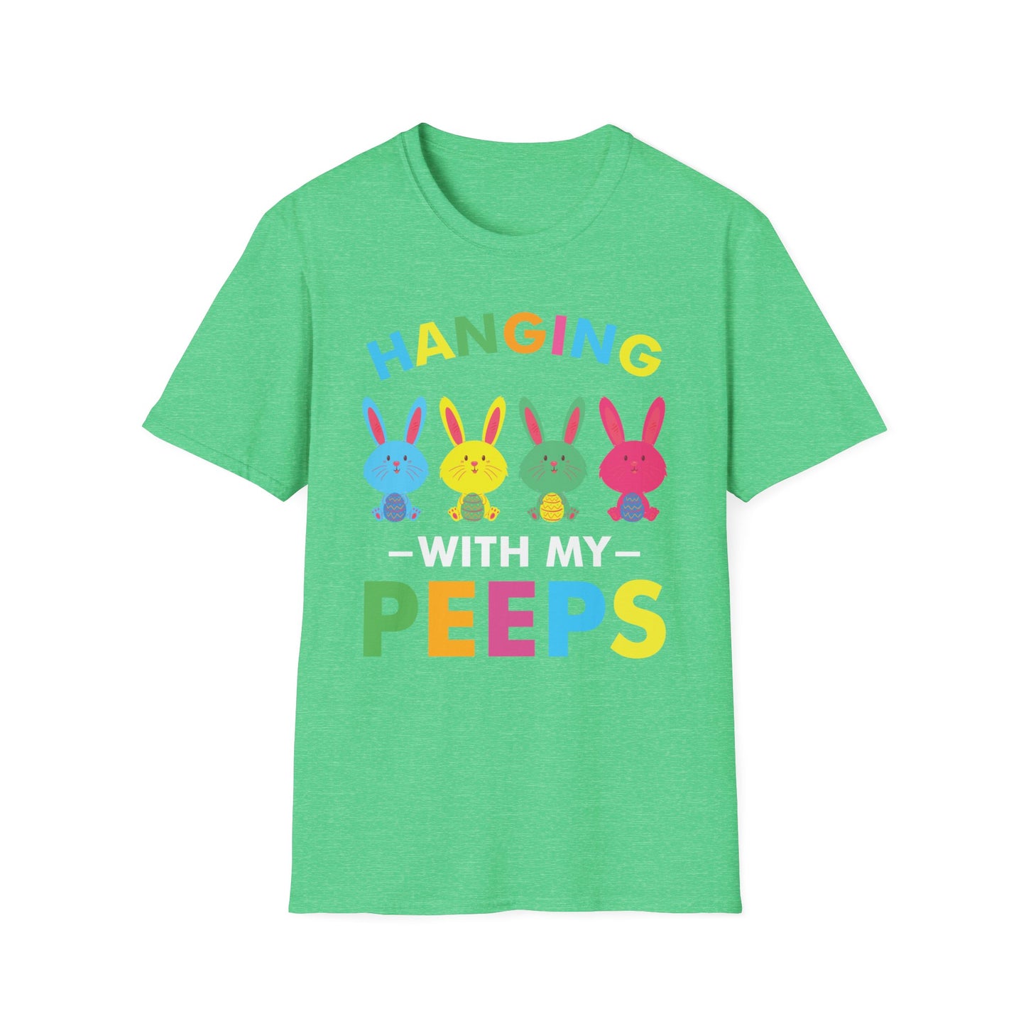 Funny Hangin with My Peeps Marshmallow Cute Happy Easter T-Shirt