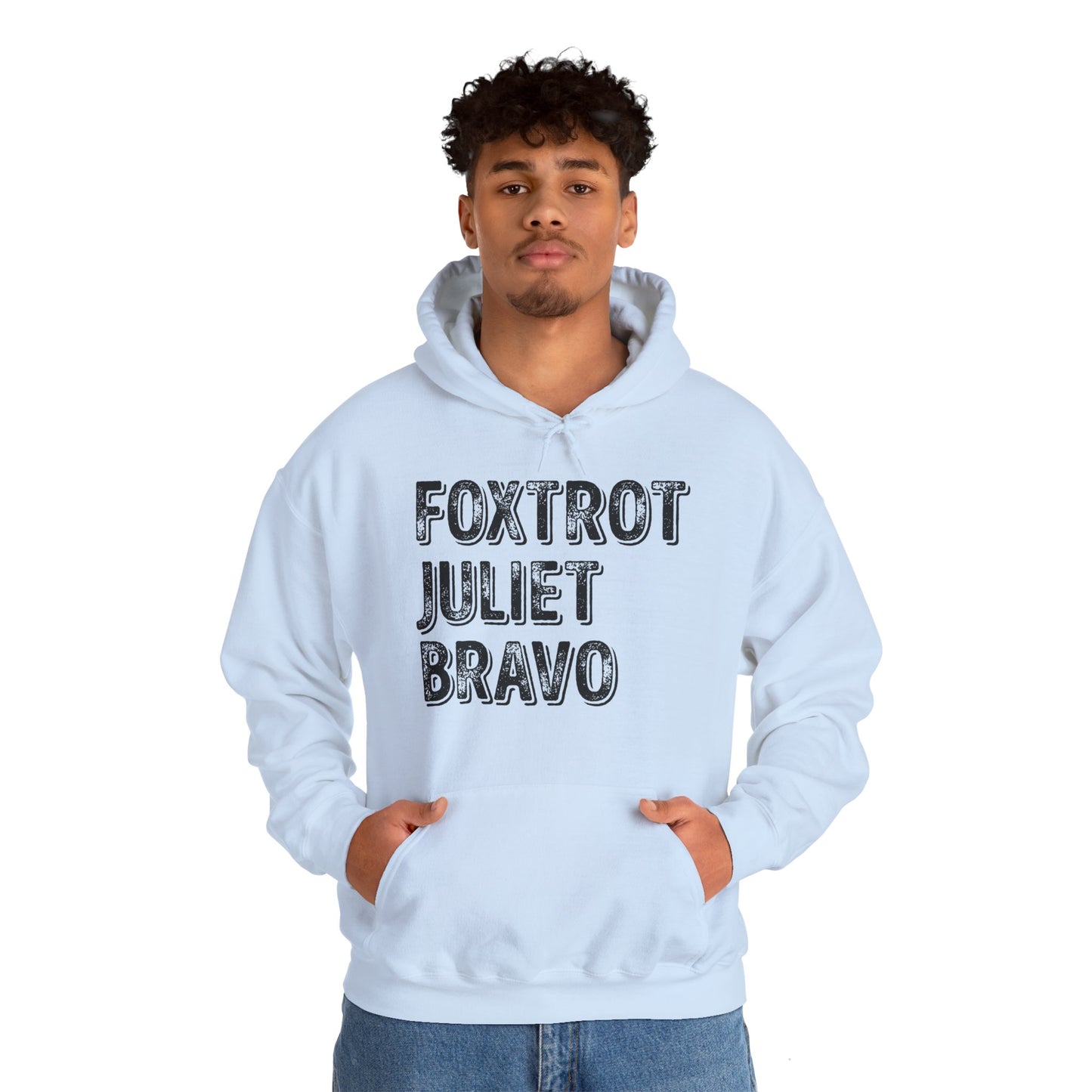 Retro Vintage Foxtrot Juliet Bravo Hoodie For Men Women