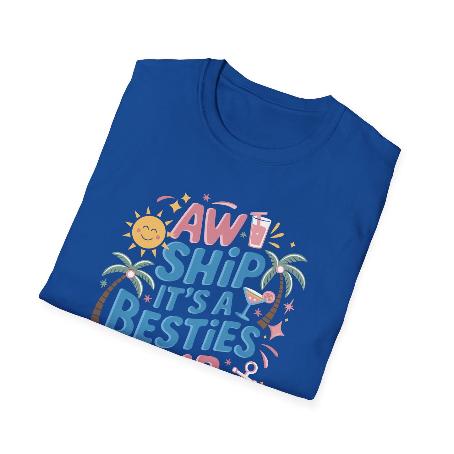 Funny Cruise Flight Friend Group Trip It's A Besties Trip 2026 T-Shirt