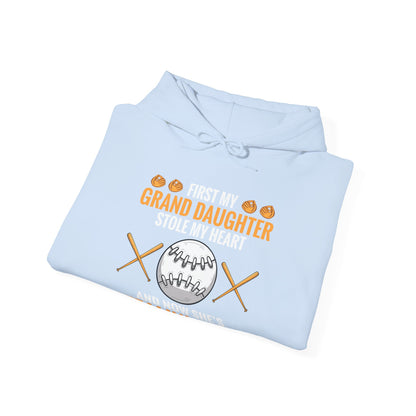 My Granddaughter Plays Softball Baseball Funny Grandparent Hoodie For Men Women Hoodie