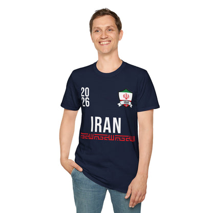 Iran Soccer Tee Flag Football Shirt Gift USA 2026 T-Shirt