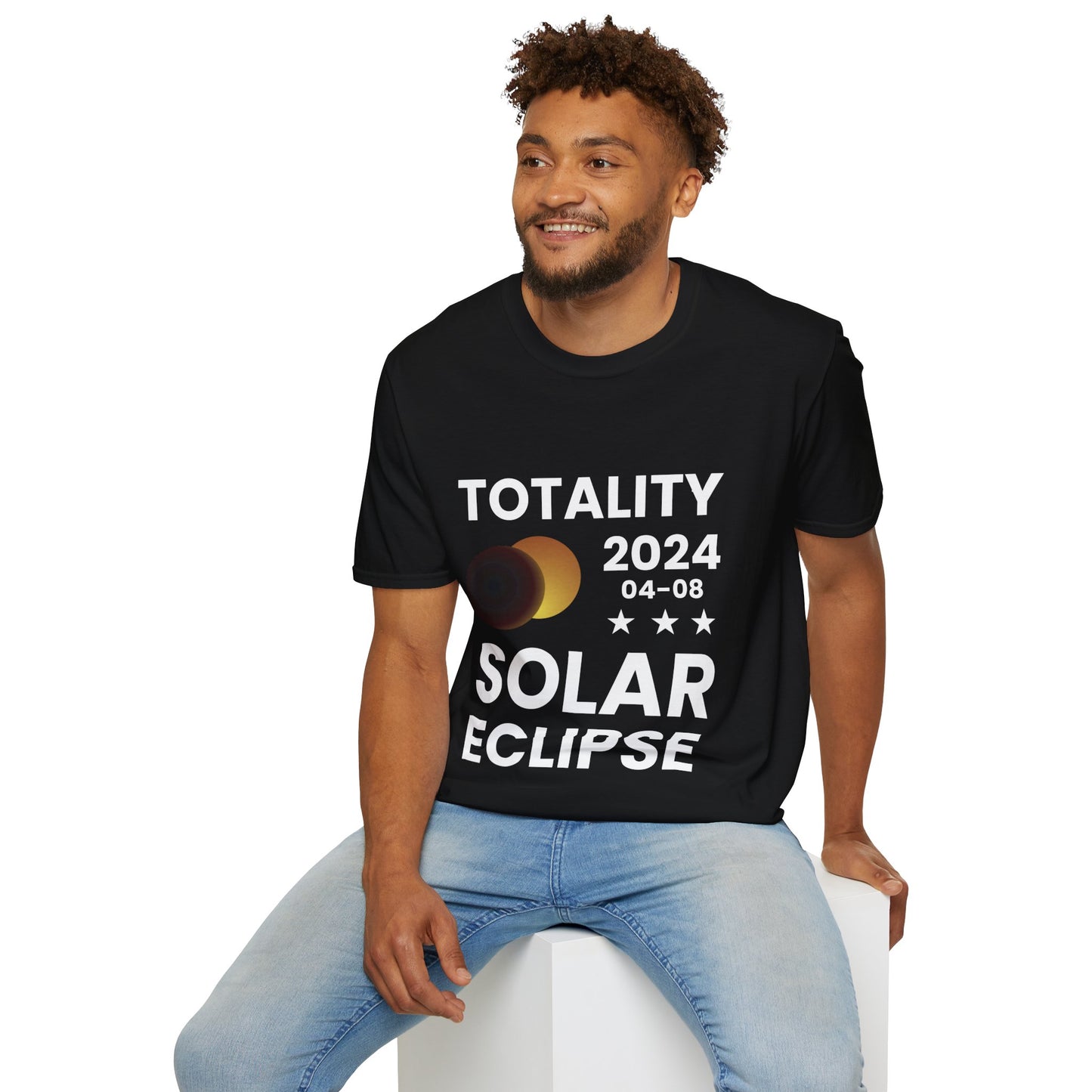 Totality Solar Eclipse 2024 America Retro Total Eclipse T-Shirt For Men Women T-Shirt