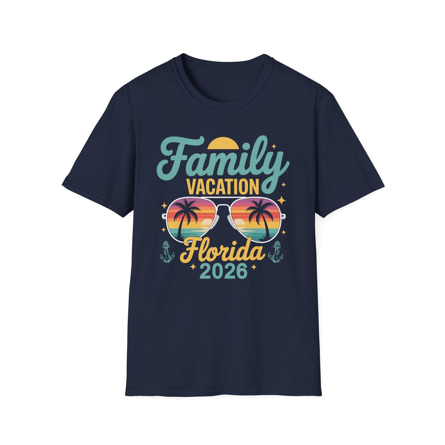 Funny Family Vacation Florida 2026 Florida Group Summer Trip T-Shirt For Men Women
